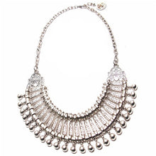 Load image into Gallery viewer, Collar Coin Necklace &amp; Pendant Vintage Crystal
