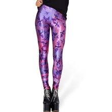 Load image into Gallery viewer, 4XL 2018 Women Galaxy Leggings Animal Donald Duck Cartoon Characters Mermaid Printed Leggings Pants Black Milk Leggins G L-1467
