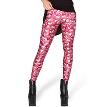 Load image into Gallery viewer, 4XL 2018 Women Galaxy Leggings Animal Donald Duck Cartoon Characters Mermaid Printed Leggings Pants Black Milk Leggins G L-1467
