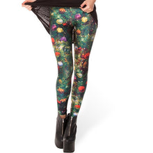 Load image into Gallery viewer, 4XL 2018 Women Galaxy Leggings Animal Donald Duck Cartoon Characters Mermaid Printed Leggings Pants Black Milk Leggins G L-1467
