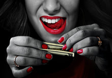 Load image into Gallery viewer, Burning Money Smoking Clouds Wall Art prints
