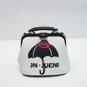 Luxury Handbags Women Bags Designer Leather Fashion Shoulder Bags Cartoon Pattern Small Crossbody Messenger Doctor Bags Female
