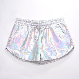Shiny Metallic Hot Shorts