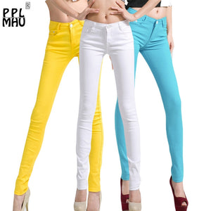 Slim waist jeans skinny low rise