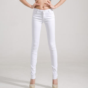 Slim waist jeans skinny low rise